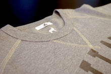 Load image into Gallery viewer, White/Black/Grey Graphic Raglan Tee by Jill Lamm