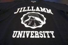 Load image into Gallery viewer, White/Black/Grey Graphic Raglan Tee by Jill Lamm