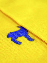Load image into Gallery viewer, Blue & Yellow Jill Lamm Logo Socks