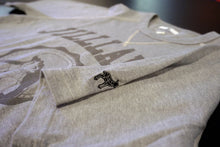 Load image into Gallery viewer, White/Black/Grey Graphic Raglan Tee by Jill Lamm
