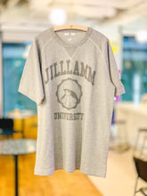 Load image into Gallery viewer, White/Black/Grey Graphic Raglan Tee by Jill Lamm
